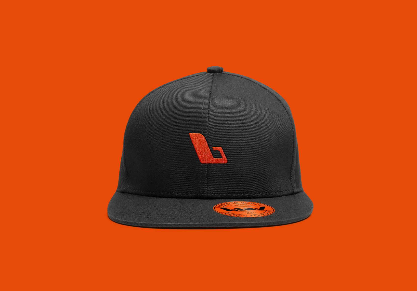 Logotype on hat