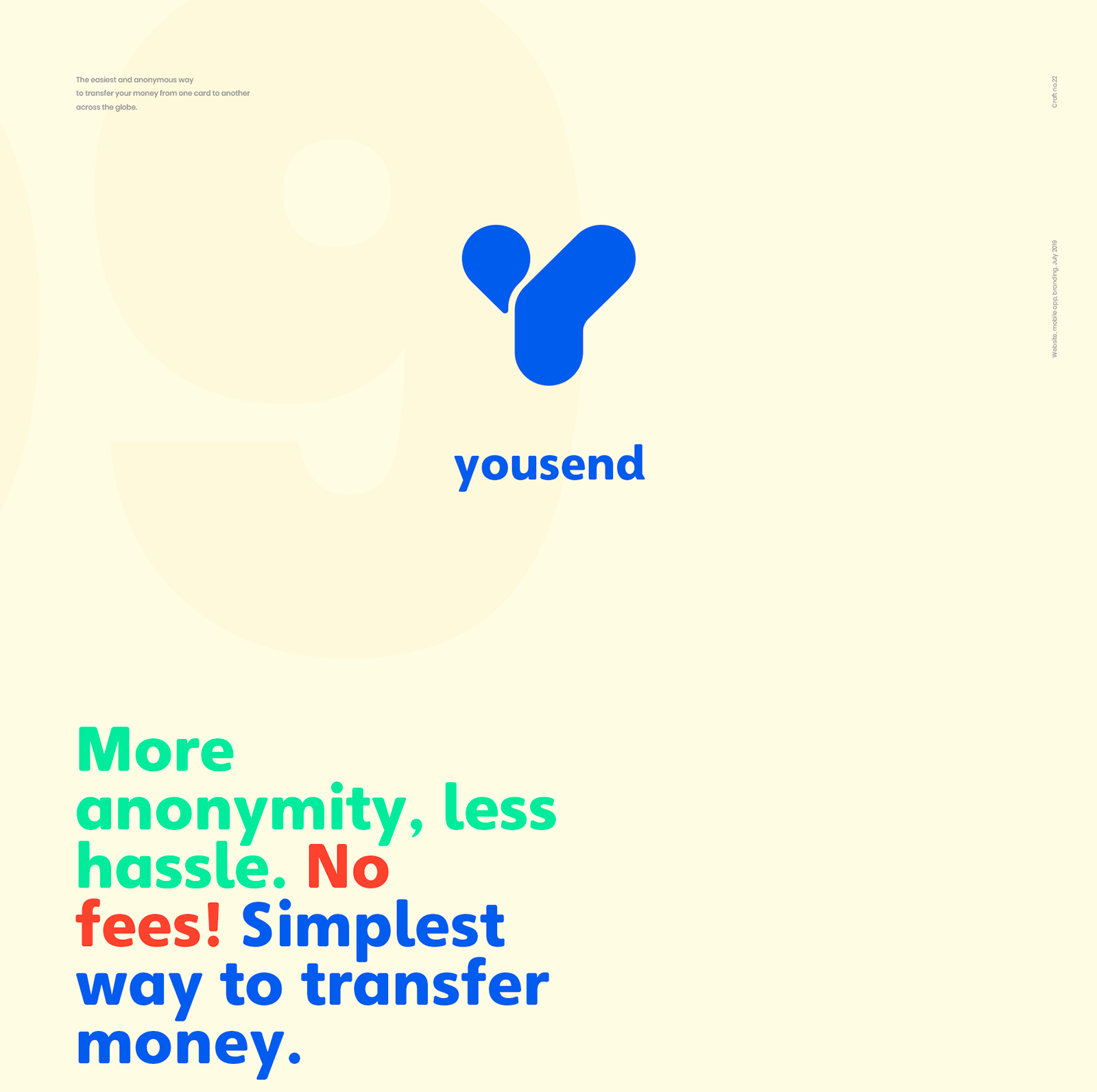 Yousend v1. First complete sketch